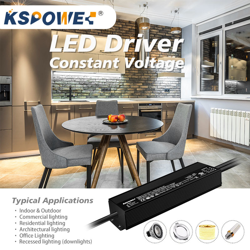 Aluminum Case Outdoor LED Driver Input Voltage Class2 Flicker Free 24v 40w 60w 80w 100w Ip65