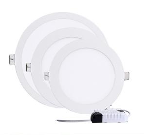 China SMD 2835 Flat Panel Led Garage Lights , Led Surface Panel Light 18w factory