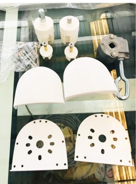 1.4m Aluminium Drop Arm Window Awning Light Retractable Awning