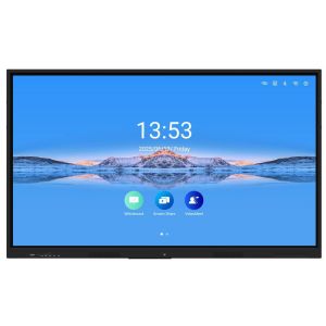 China Iboard Interactive Whiteboard Pen Finger Touch Android 14 4+32G 8+128G Ram And Rom Wifi Hotspot BT Office Teaching Software Speaker Built In 65 75 86 Inch on sale