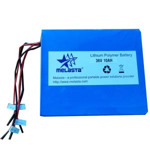 China 36V 10ah Lithium Polymer Battery Pack LP8270170-10S1P For E-Bike factory