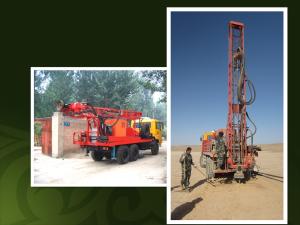 China Truck mounted drilling rig testing factory