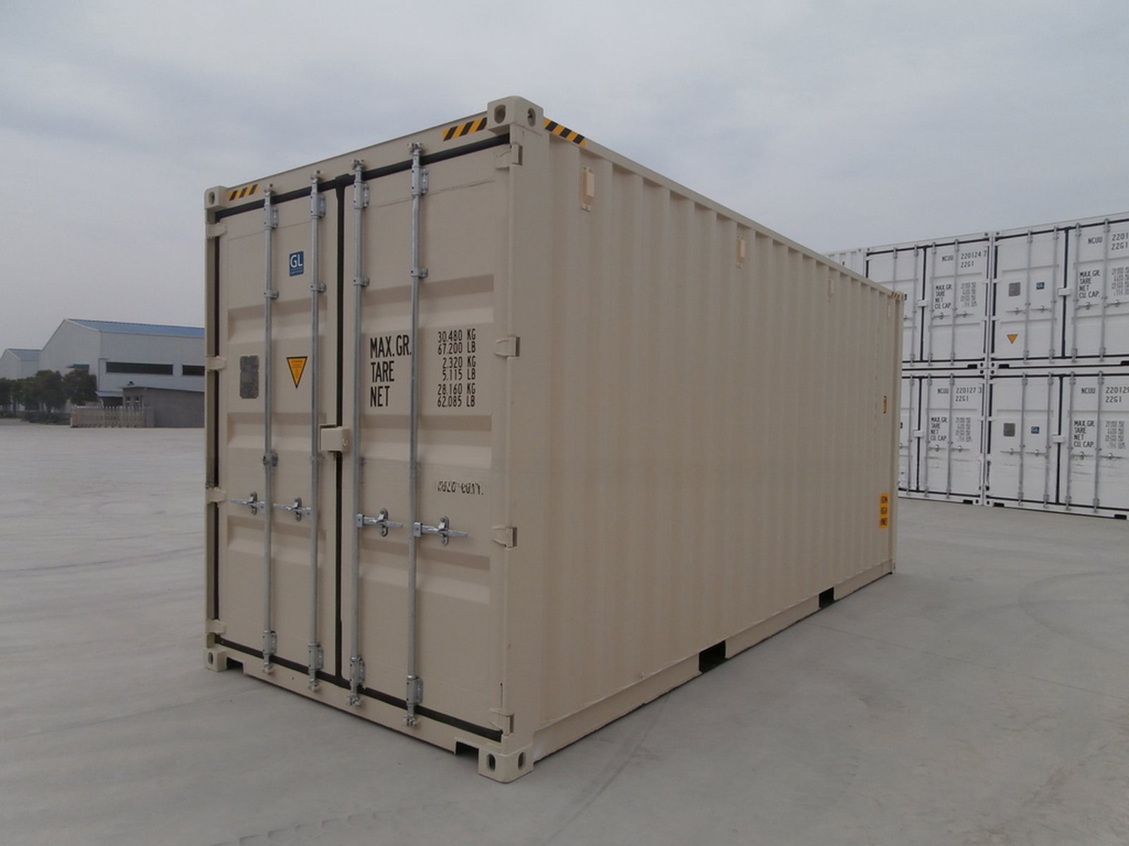 20ft Corten-A IS0 Standard Dry Cargo Shipping Container at Reasonable for and Optional Features