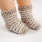 Custom logo, design Soft Cloth Baby Socks Winter Warm Unisex Newborn Infant Kids