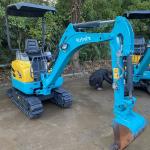 used 2T Kubota U17 charged diesel hydraulic crawler excavator have high quality