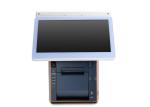 White Touch POS Machine , Touch Screen Cash Register Machine User Friendly