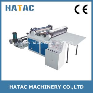 China High Speed Wax Paper Slitting and Sheeting Machine,Pneumatic Loading VMPET Sheeter Machinery,PVC Cutting Machine factory