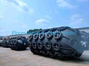 China Marine Ship Port Pneumatic Rubber Fenders Net Type for STS STD factory