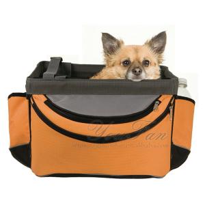 China Eco Friendly Foldable Bicycle Pet Carriers / Bike Basket For Small Dogs on sale