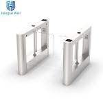Glass Door Automated Barrier Turnstile Gate 20-30 Persons / Min