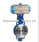 Auto Sealed Butterfly Valve with Pneumatic Actuator D671-10/16 Customized