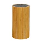 Healthy Eco Friendly Bamboo Knife Block Cylinder Shaped CSBI Approved