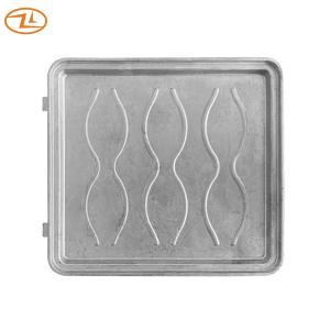 China Oven Plate Aluminum Die Casting Parts passivation Customized factory