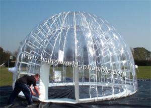 China inflatable clear dome tent , clear plastic tent , inflatable transparent tent factory