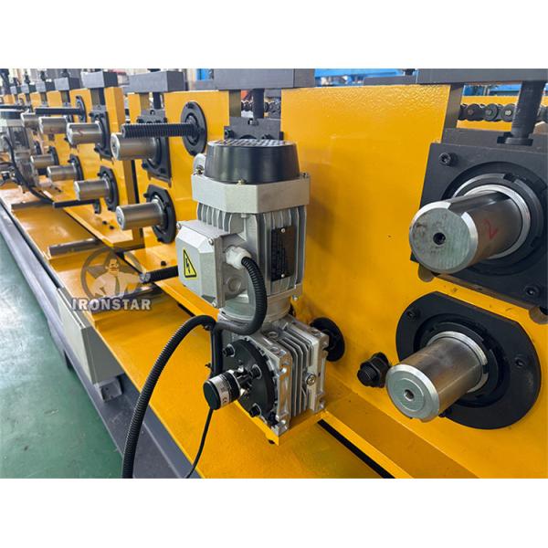 “Full Automatic 60-200mm Size Interchangeable U Purlin Roll Forming Machine Size Change U Purlin Making Machine Galvanized Steel U Profile Cold Roll