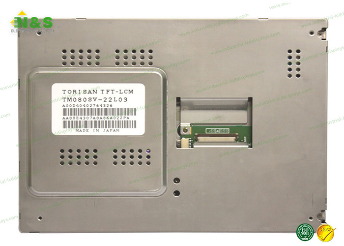 Flat Rectangle Tianma tm080sv - 22l03 tft lcd panel 8 Inch 800*600 124 PPI