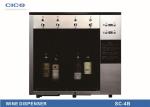 Restaurant 4 Bottle Wine Dispenser Stainless Steel Spouts OEM Service