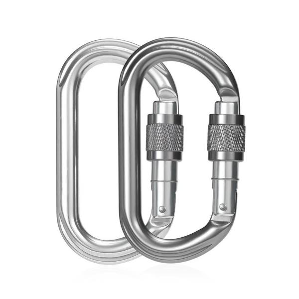 25KN Snap Hook Locking Aluminum Carabiner Clip Heavy Industry Must-Have