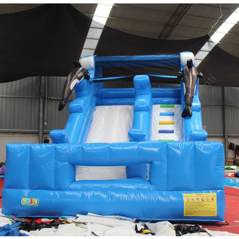 Unisex Inflatable Dry Slide Customized Size Inflatable Castle Slides for Water Play