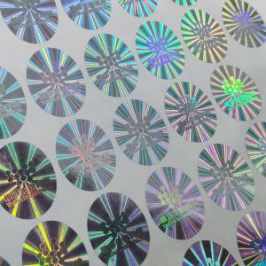 Customized Offset Printing Holographic Security Stickers Glossy/Matt Finish
