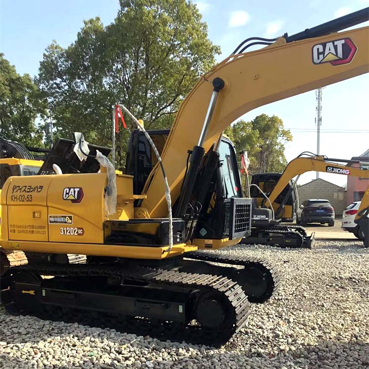 12 Ton Used CAT 312D Excavator in Made in Japan Crawler Chain Earth-Moving Machinery