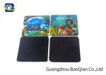 Round / Square Shape Custom Drink Coasters 3D Lenticular UV Offset CMYK Printing