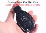 Silky Touching 3k Mercedes Carbon Fiber Key Cover