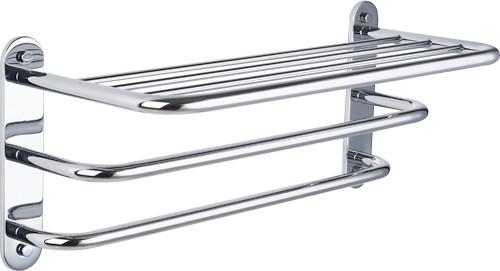 Wall Mounted Towel Rack Stainless Steel Effortless Bathroom Organization Modern