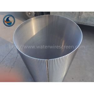 China 316L Reverse 1.5X2mm Continuous Slot Screen Basket on sale