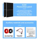 Off Grid Solar Power Generation System 1KW Hybrid GEL Battery Solar Energy For