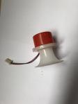 Red And White Electric Rickshaw Parts 12V Battery Powered Motorcycle Horn