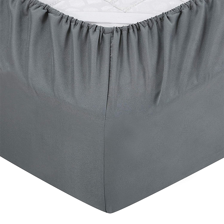 Super Soft Brushed Microfiber 1800 Thread Count Luxury Egyptian Trim Bed Sheet Set 6pcs