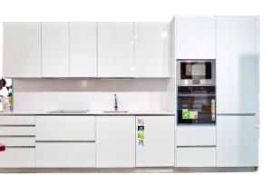 China 2200MM Modern Modular Kitchen Cabinets Granite Cabinet Tops Kitchens CAD Design factory
