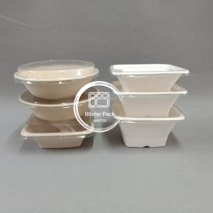 China PFAS Free Biodegradable Sugarcane Bagasse Bowls Disposable Soup and Salad Bowls 8oz to 32oz factory