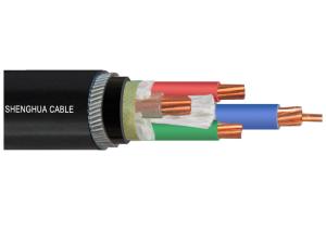 China XLPE or PVC Insulated Steel Wire Armoured Electrical Cable 4 Core Copper Cable 0.6/1kV factory