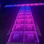 Waterproof RGB LED Light Dance Floor Nightclub 3D Time Tunnel Lighting Equipment