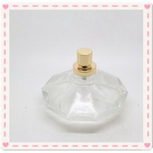 hot sale cheap abnormal shape perfume glass bottle with plastic cap