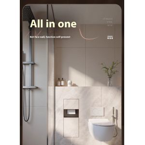 600*300*140mm Stainless Steel Shower Niche Customizable With Hidden Trash Can