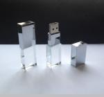 Promotional USB Stick Gift 8GB 16GB 10 ~ 30MB / S Durable Crystal With LED