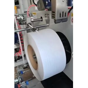 PLC touch screen operation automatic strapping machine, PP packing tape servo