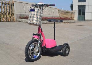 China Hand Brake 350w Electric Moped Bike 25 Km/H With Permanent Magnet Brushed DC Motor factory