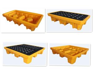 China Oil Spill Containment Platform 1 Drum 2 Drum 4 Drum LLDPE Safety Products factory