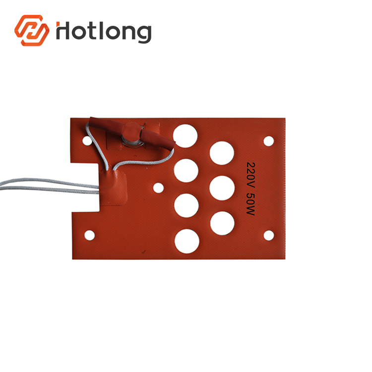 220 Degree 380V Electric Miniaturization Silicone Rubber Heater