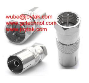 China Coaxial Adapter Coaxial Adaptor PAL Female To F Male TV Cable Adapter Connector / FM.PALF factory