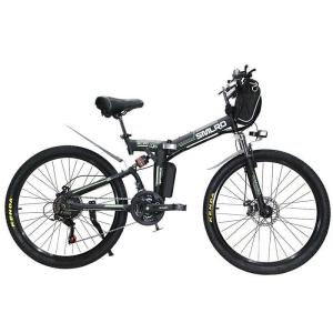 China ODM 26 Inch Folding Electric Bike Brushless Geared Battery Powered factory