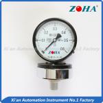 Liquid Diaphragm Seal Pressure Gauge / Installed Vertical Pressure Gauge