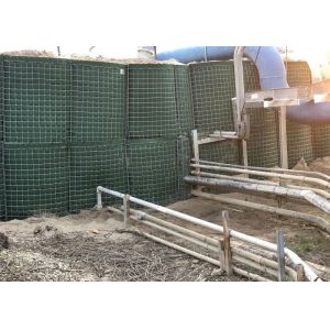 Sand Filled 120*150mm Woven Mesh Army Barrier