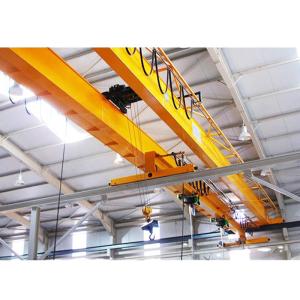 China Cabin Control Hoist Double Girder Overhead Crane For Warehouse factory