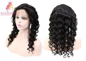 China 100% Transparents Full Lace Human Wigs Loose Wave Hair Cuticle Aligned factory
