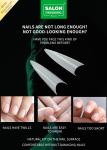 Sharp Shape Nail Tips 500 PCS Natural Acrylic Fake Nail Kit For Nail Extensions